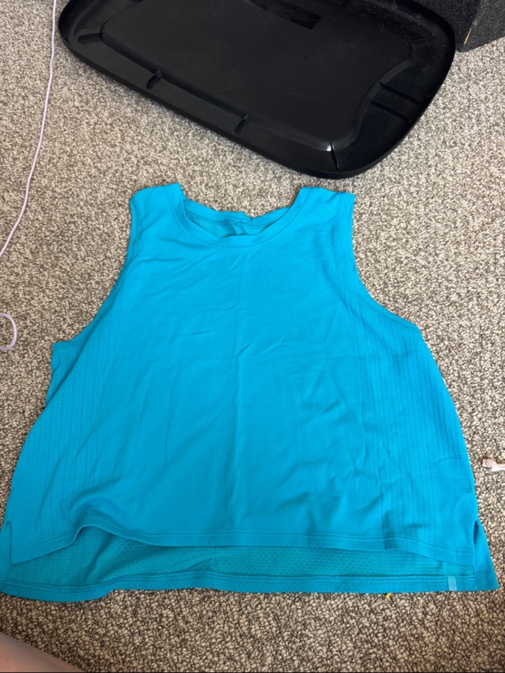 lululemon athletica Turquoise Blue Tank Top XL like new